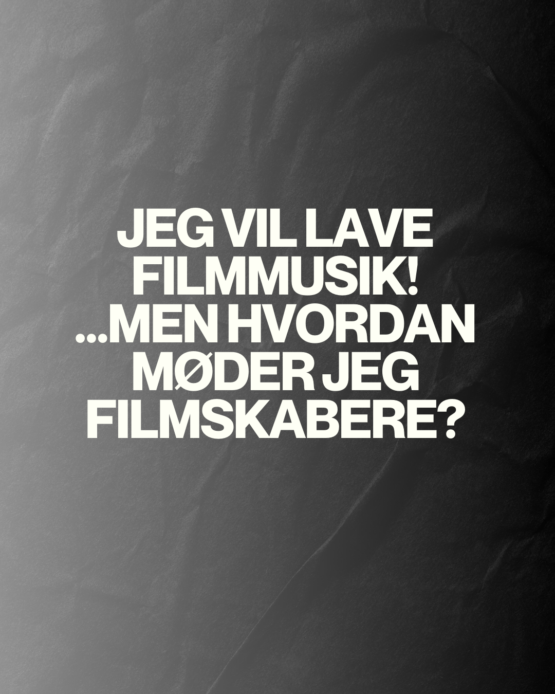 Vil du gerne være filmkomponist?
