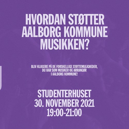 Aalborg Kommunes Rytmiske Musikudvalg kalder til møde med musikmiljøet